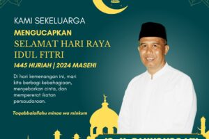 KADIS PERHUBUNGAN KABUPATEN DOMPU MENGUCAPKAN SELAMAT HARI RAYA IDUL FITRI 1445 H/2024